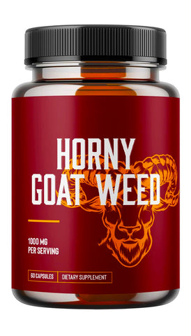 Horny Goat Weed Supplement for Men – Enhanced Libido, Performance Stamina Boost  Ginseng, Saw Palmetto – 60 Capsules