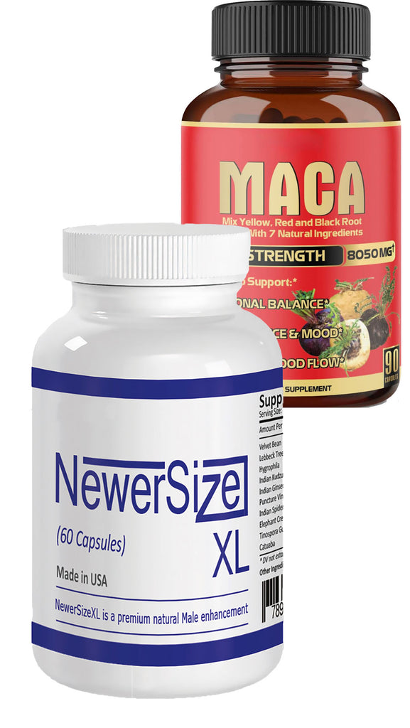 Naturally big male enlargement pills + Maca