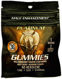 Platinum male gummies and Size enlargement supplement pack