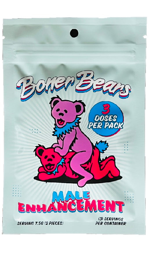 Bear gummies male erection natural enhancer 3 PACKS 9 serving
